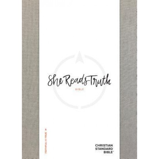 CSB She Reads Truth Bible, Gray Linen, Indexed, Raechel Myers (Author)