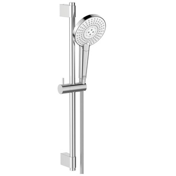Set de dus Ideal Standard IdealRain EvoJET Round cu para 125mm cu 3 jeturi, furtun 1750mm si bara 600mm Set de dus Ideal Standard IdealRain EvoJET Round cu para 125mm cu 3 jeturi, furtun 1750mm si bara 600mm