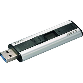 Memorie USB Hama Pro+ 128GB, USB 3.0, Argintiu Memorie USB Hama Pro+ 128GB, USB 3.0, Argintiu