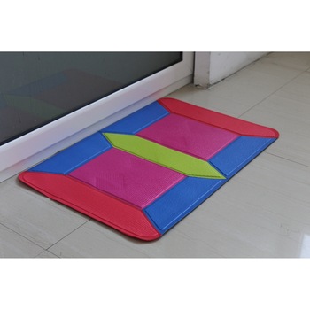 Covoras intrare , tip antialunecare , antiderapant, 60x40cm, poliester, multicolor, tip dungi paralele, Covoras intrare , tip antialunecare , antiderapant, 60x40cm, poliester, multicolor, tip dungi paralele,