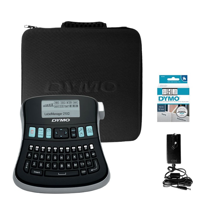 Aparat de etichetat DYMO LabelManager 210D, Kit, S0964070