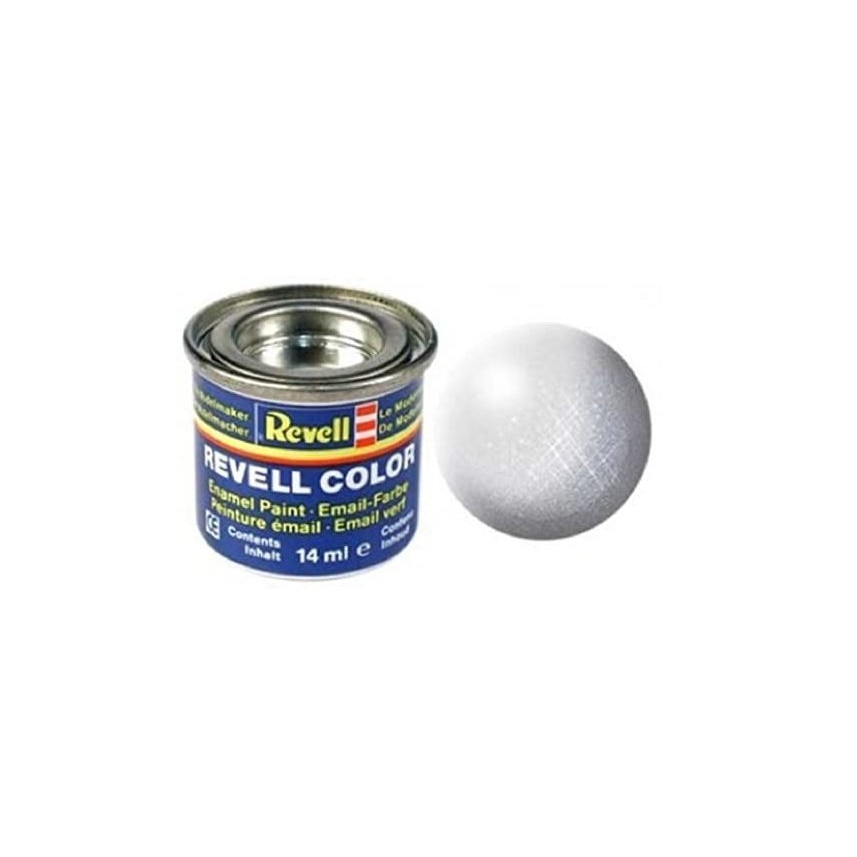 Vopsea aluminiu metalizat pentru modelism Revell 14 ml