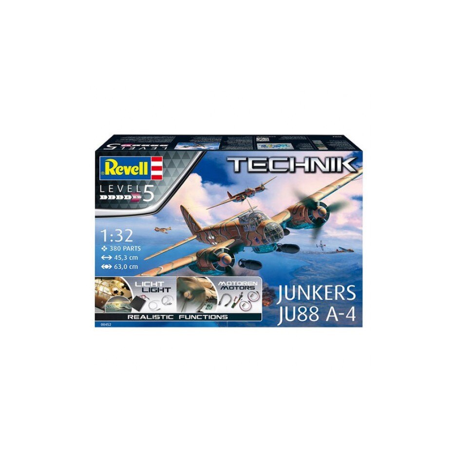 Aeromodel de construit Revell - Prefab Tehnician Juinkers Ju 88 A-4
