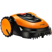 Robot de tuns gazonul Villager Villybot 2.0, 18 V, motor inductie, 2.5 Ah baterie Li Ion, 400 mp, autonomie 45 min, 180 mm latime lucru, 5 cm inaltime maxima taiere
