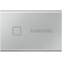 SSD extern Samsung T7 Touch portabil, 500GB, USB 3.1, Argintiu