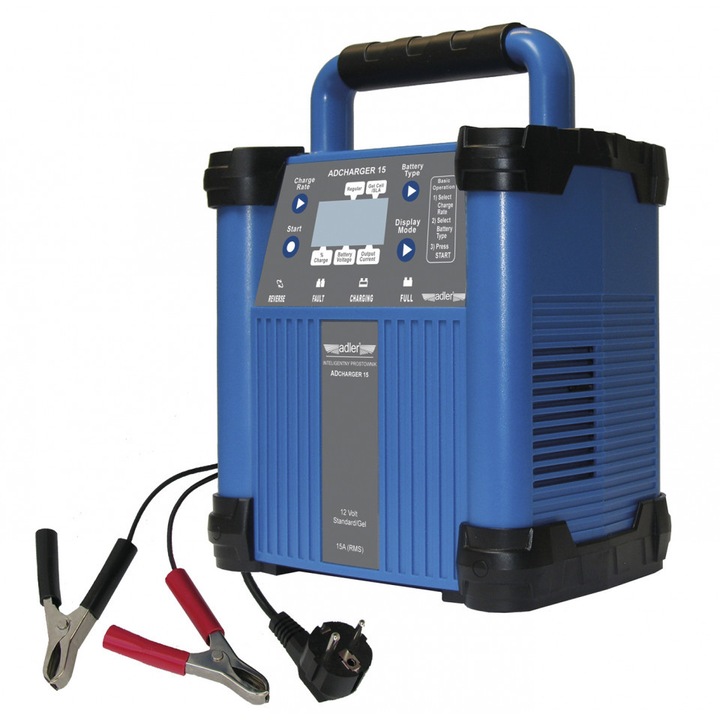 Автомобилен електронен токоизправител 10A 12V Adler AD CHARGER MA550.150