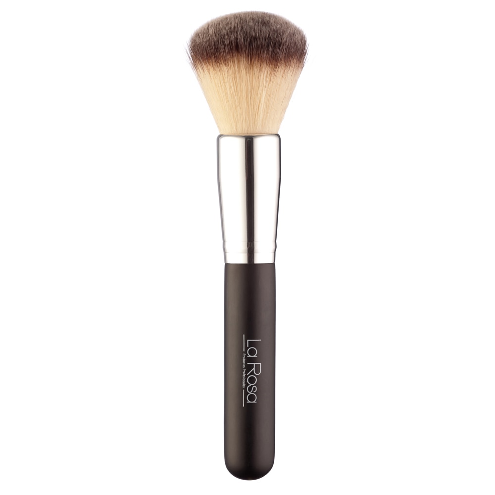 Pensula profesionala pentru pudra, La Rosa K7728, Negru, 13.3 cm