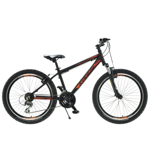 Bicicleta Kands Leopardo Roata 24 Negru Portocaliu Pentru Copii 140 165 Cm Inaltime Emag Ro