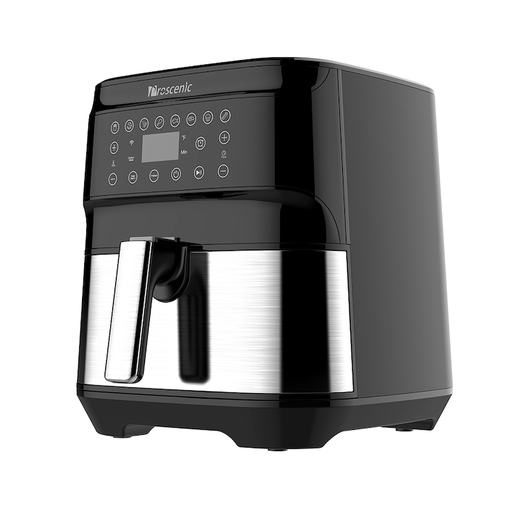 Friteuza ZOLA Air Fryer 10L, 1400W, 7 programe, negru/bronz, 33x29.5x28cm