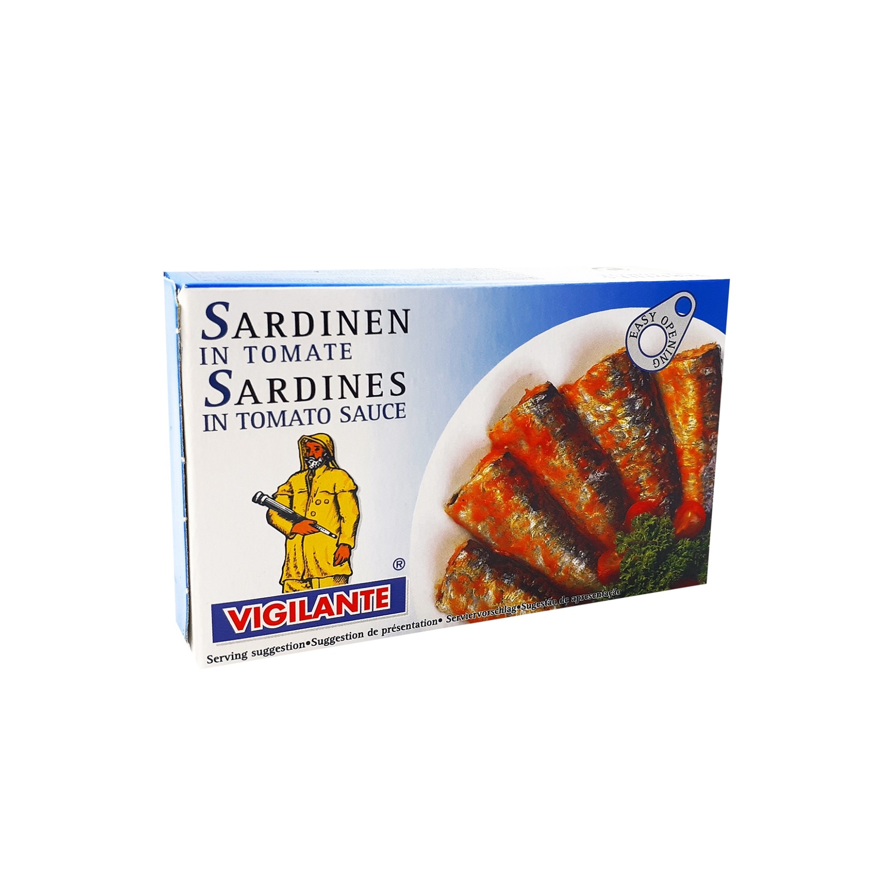 Sardine in sos de tomate conserva Vigilante 120g