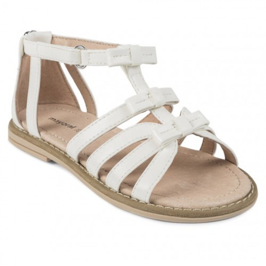 Sandale, Mayoral, casual, fete,alb, marimea 30