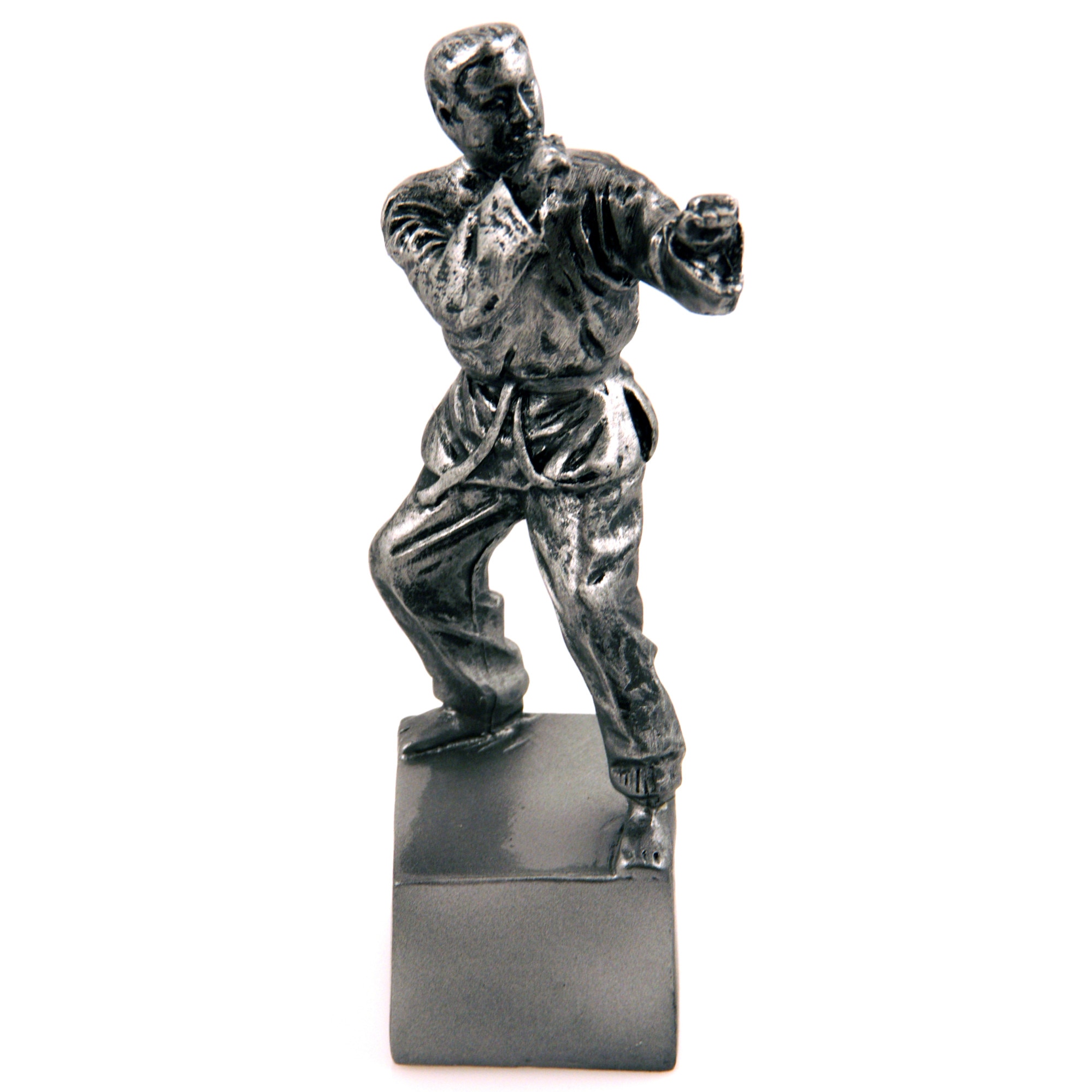 Figurina Karate, Budo Best, Argintiu
