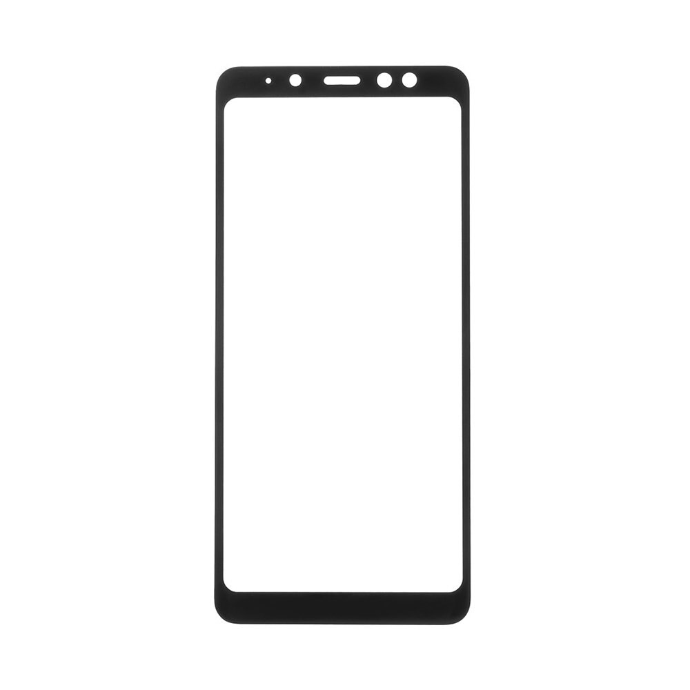 Folie Sticla Meleovo Full Cover Samsung Galaxy A8 Plus (2018), 9H, oleophobic, Black