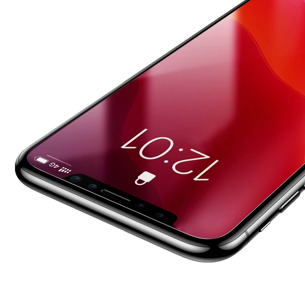 Set 2 x Folie pentru iPhone 11 / iPhone XR, Sticla Securizata si Dispozitiv Montare, Baseus, Full Screen