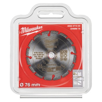 Disc de taiere diamantat multimaterial DHMM 76mm Milwaukee Disc de taiere diamantat multimaterial DHMM 76mm Milwaukee