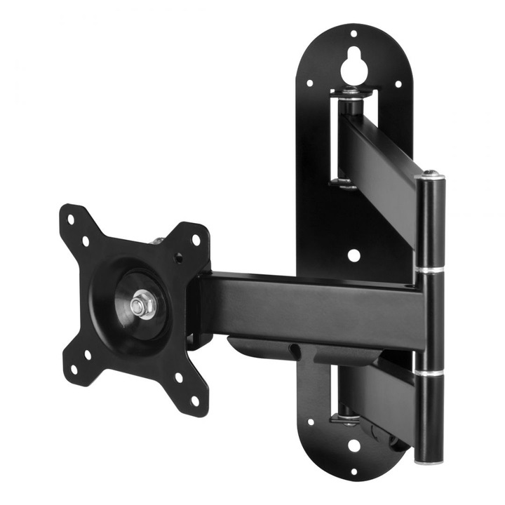 Arctic W1C Wall Mount with Retractable Folding Arm Black, 132001, Fali-, monitor-, projektortartó