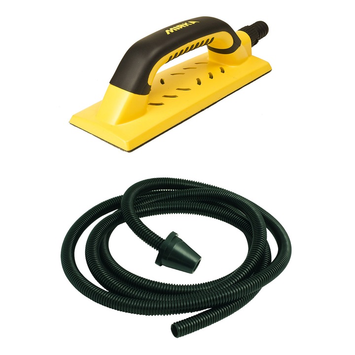Kit rindea de mana cu furtun pentru aspirator 80x230mm - Mirka
