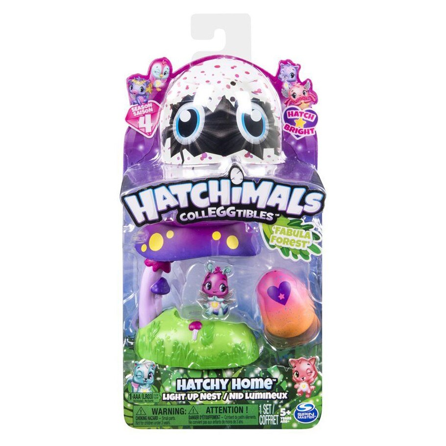 Комплект за игра Hatchimals Colleggtibles - Hatchy Home, Fabula forest ...