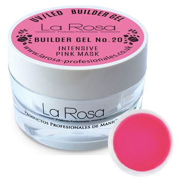 Gel UV La Rosa, Intens Mask Pink, Roz, 30 ml Gel UV La Rosa, Intens Mask Pink, Roz, 30 ml
