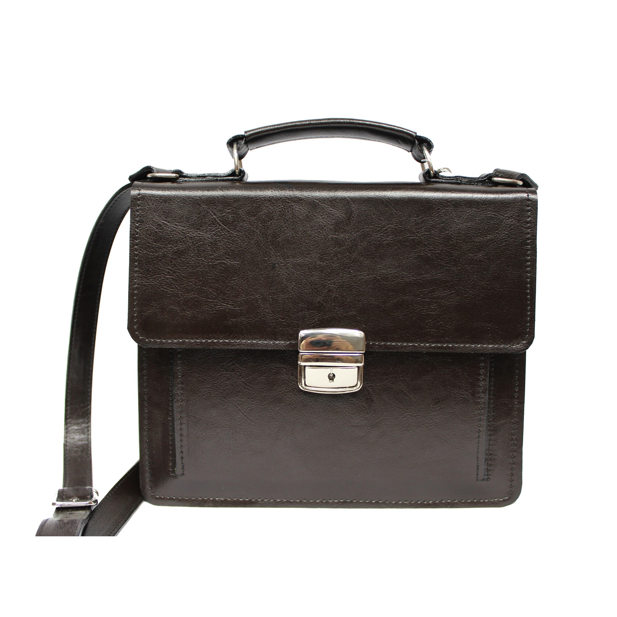 Servieta din piele naturala produsa in Romania model M76