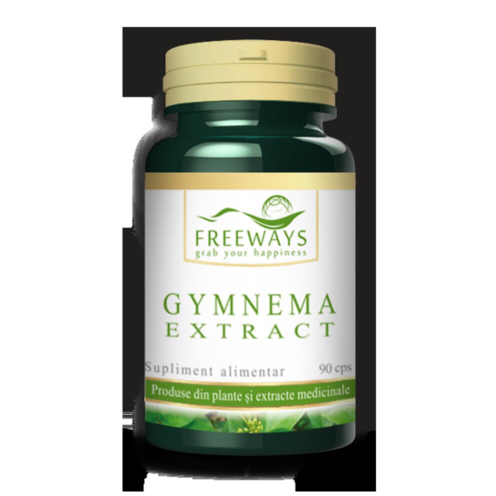 Gymnema extract, 90 capsule, Freeways, Supliment natural, Sustine metabolismul normal al glucidelor