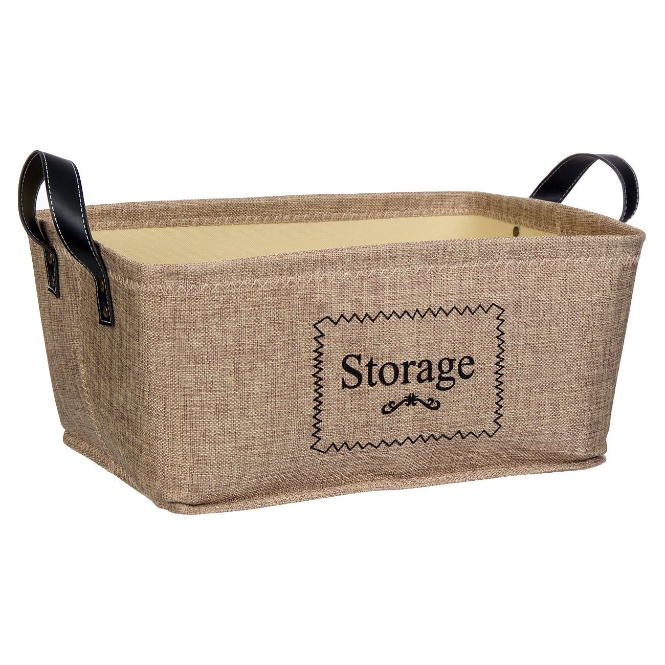 Cos bej cu manere Storage, iMK®, 40 x 30 x 19 cm