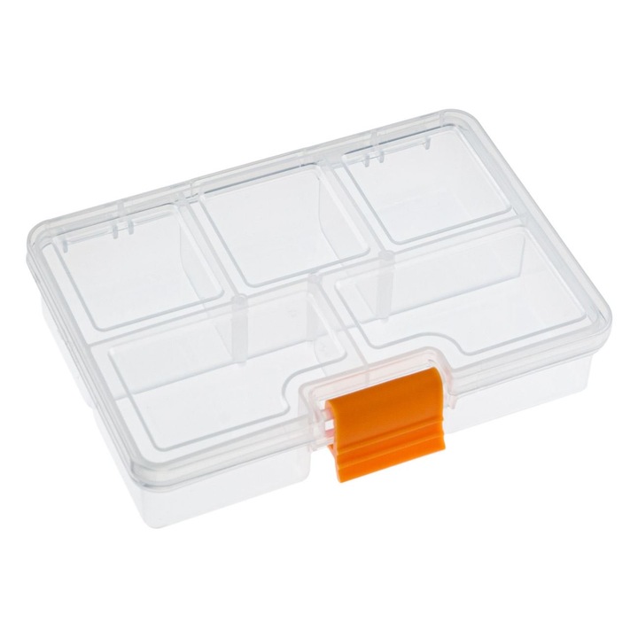 Cutie pentru organizare, model cu 5 compartimente, 10x13.4x3 cm