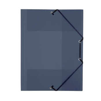 Mapa plic Viquel 113383, cu 3 clape, A4 - 23 x 32 cm, inchidere cu elastic, gri transparent Mapa plic Viquel 113383, cu 3 clape, A4 - 23 x 32 cm, inchidere cu elastic, gri transparent