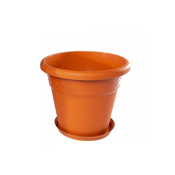 Ghiveci din plastic 39L , 48cm X 41cm,caramiziu Ghiveci din plastic 39L , 48cm X 41cm,caramiziu