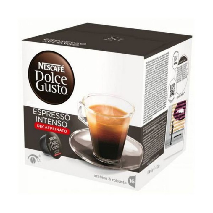 Кафе капсули, Nescafe Dolce Gusto Espresso Intenso Decaff, 16 капсули, 99,2g