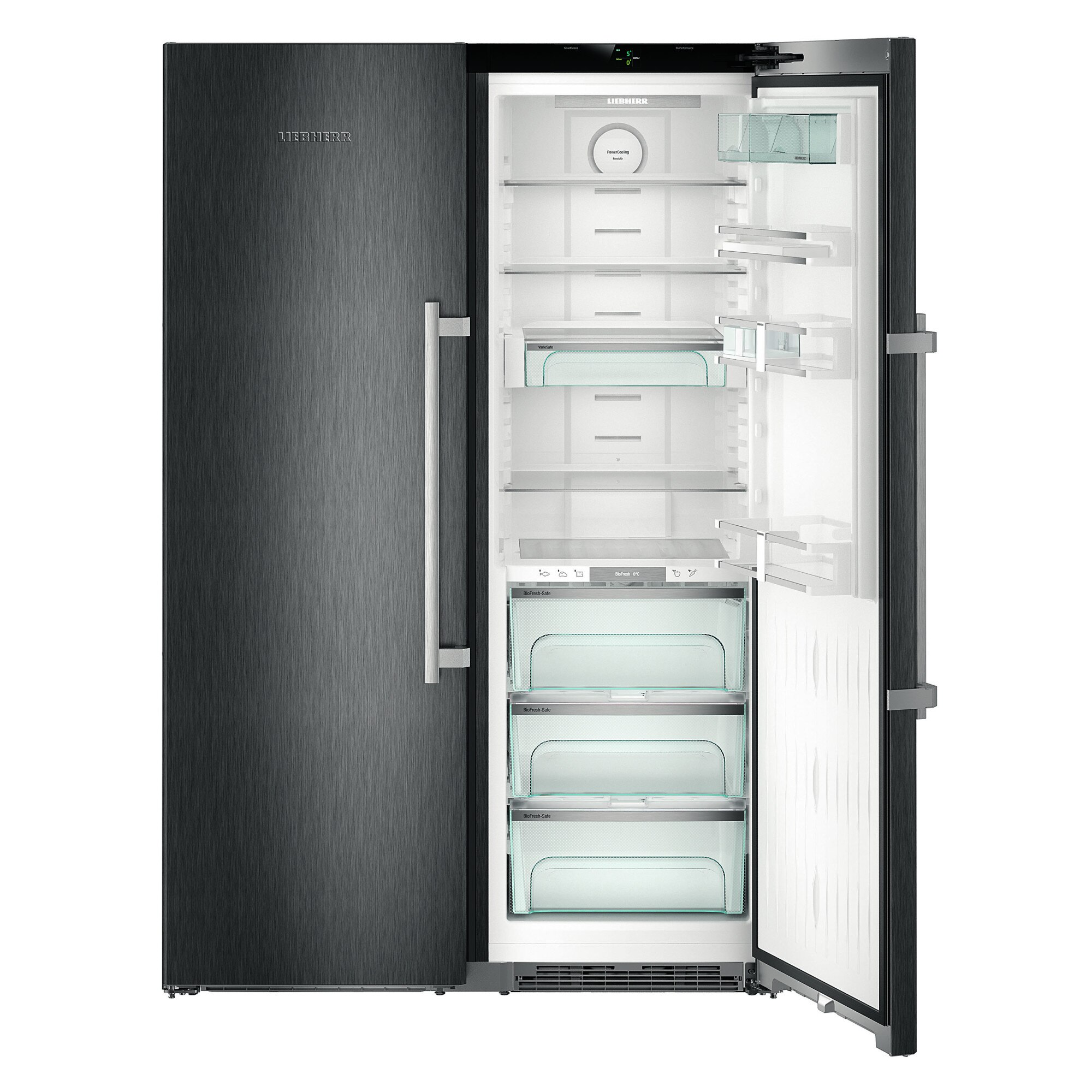 Frigider 2 usi Liebherr SBSbs 8683 Premium BioFresht, 629 l, Clasa