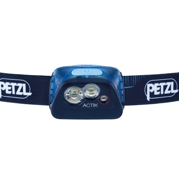 Lanterna Actik, Petzl, culoare albastra, 350 lumeni Lanterna Actik, Petzl, culoare albastra, 350 lumeni