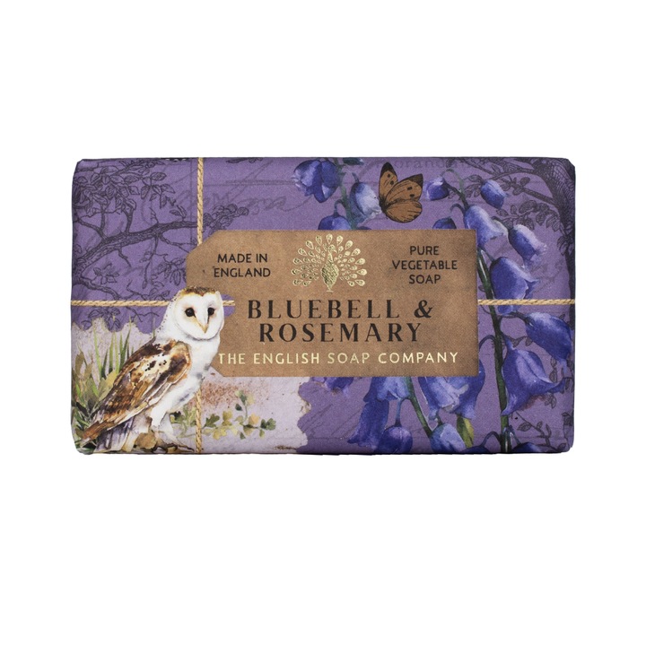 Луксозен сапун English Soap Company Зюмбюл и Розмарин, Растителен, Юбилейна серия, 200 гр