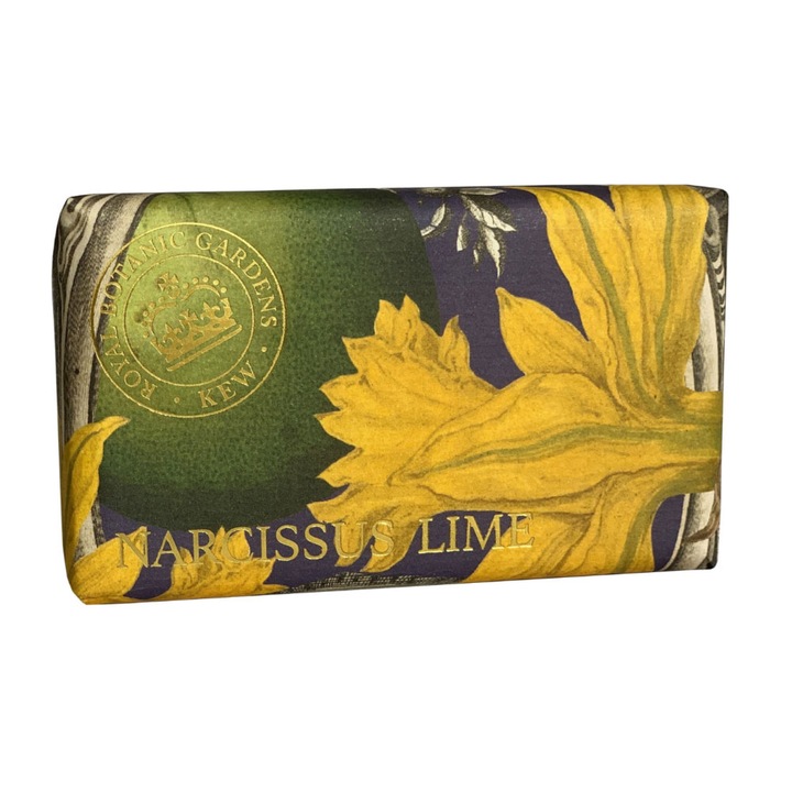 Луксозен сапун English Soap Company Kew Нарцис и Лайм, Растителен, 240 гр