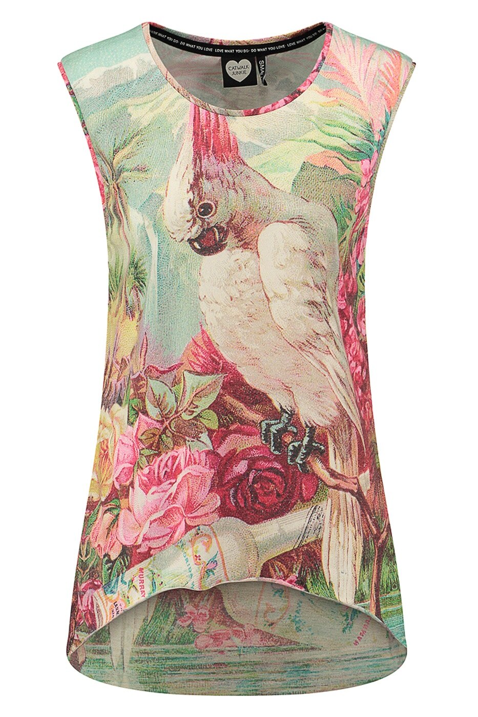 Bluza dama fara maneci, Catwalk, Multicolor, M EU