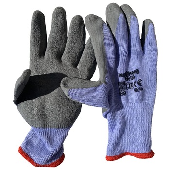 Manusi de protectie fara cusaturi Topstrong Grey, cu strat de latex, marimea L Manusi de protectie fara cusaturi Topstrong Grey, cu strat de latex, marimea L