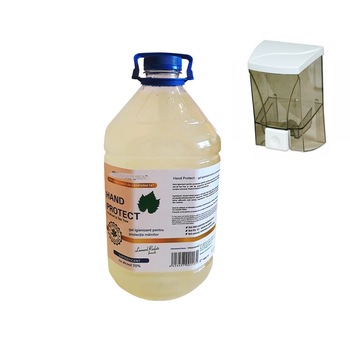 Gel Igienizant de curatare pentru maini Tea Tree, 70% alcool, 5000 ml, plus Dispenser Gel Igienizant de curatare pentru maini Tea Tree, 70% alcool, 5000 ml, plus Dispenser