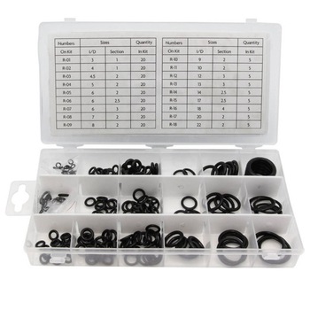 Set de garnituri O-ring Tolland TLNHAS02, Ø3-22 mm, 225 piese Set de garnituri O-ring Tolland TLNHAS02, Ø3-22 mm, 225 piese