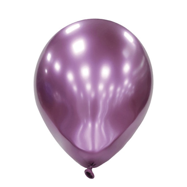 Baloane latex 30 cm Chrome pink, 25 buc/set