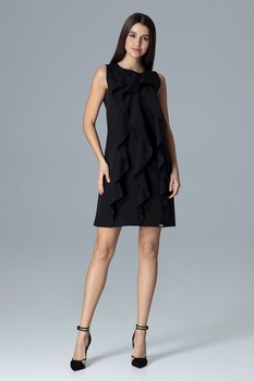 Rochie eleganta model 126041 Figl, negru, L Rochie eleganta model 126041 Figl, negru, L