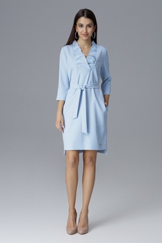 Rochie eleganta, Figl, 126001, Albastru, L INTL Rochie eleganta, Figl, 126001, Albastru, L INTL