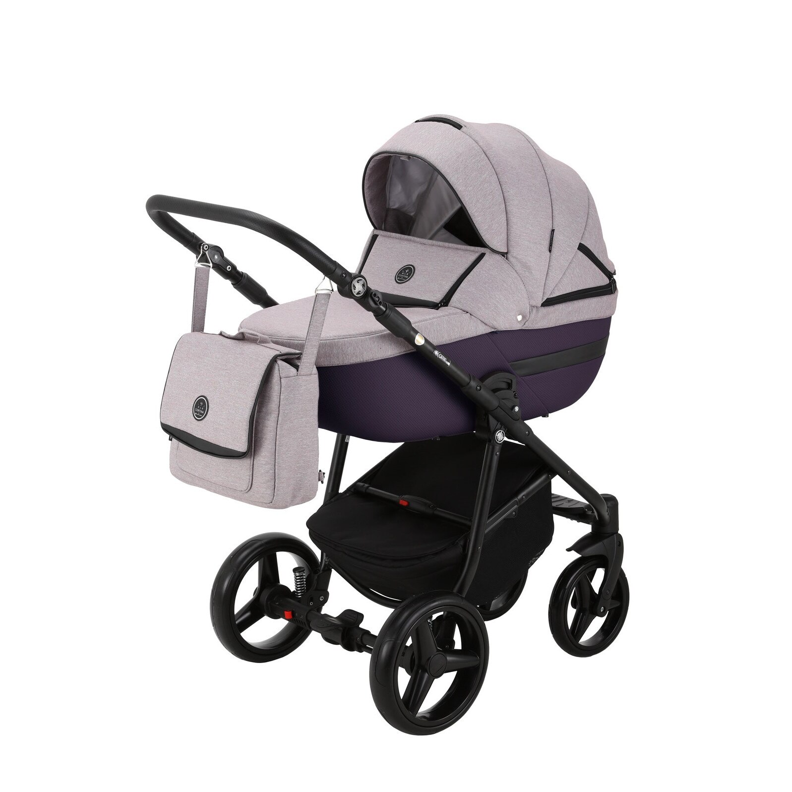 Carucior copii 3 in 1 Cortina PRO Adamex Purple CP224
