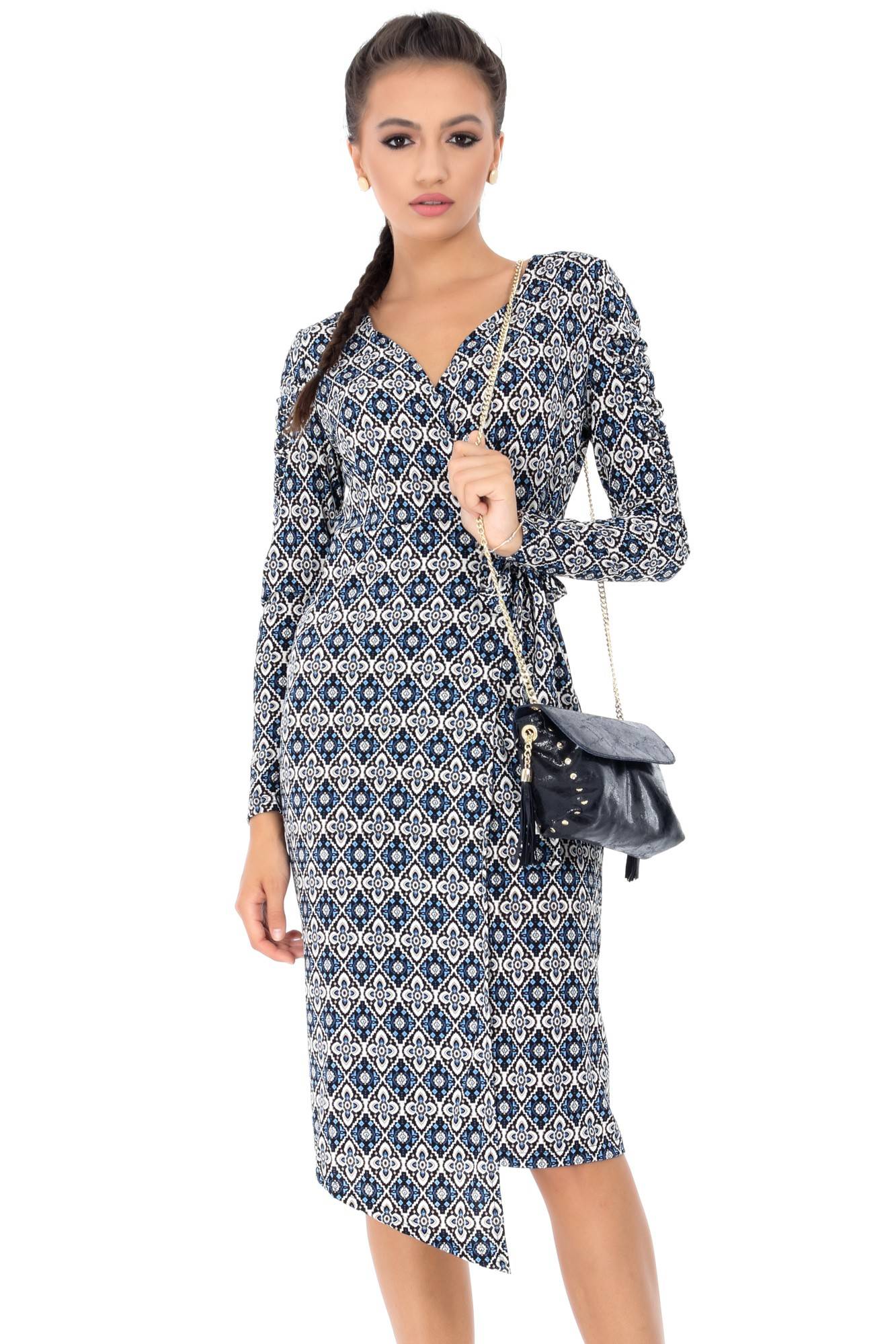 Rochie multicolora, ROH, petrecuta - DR3520