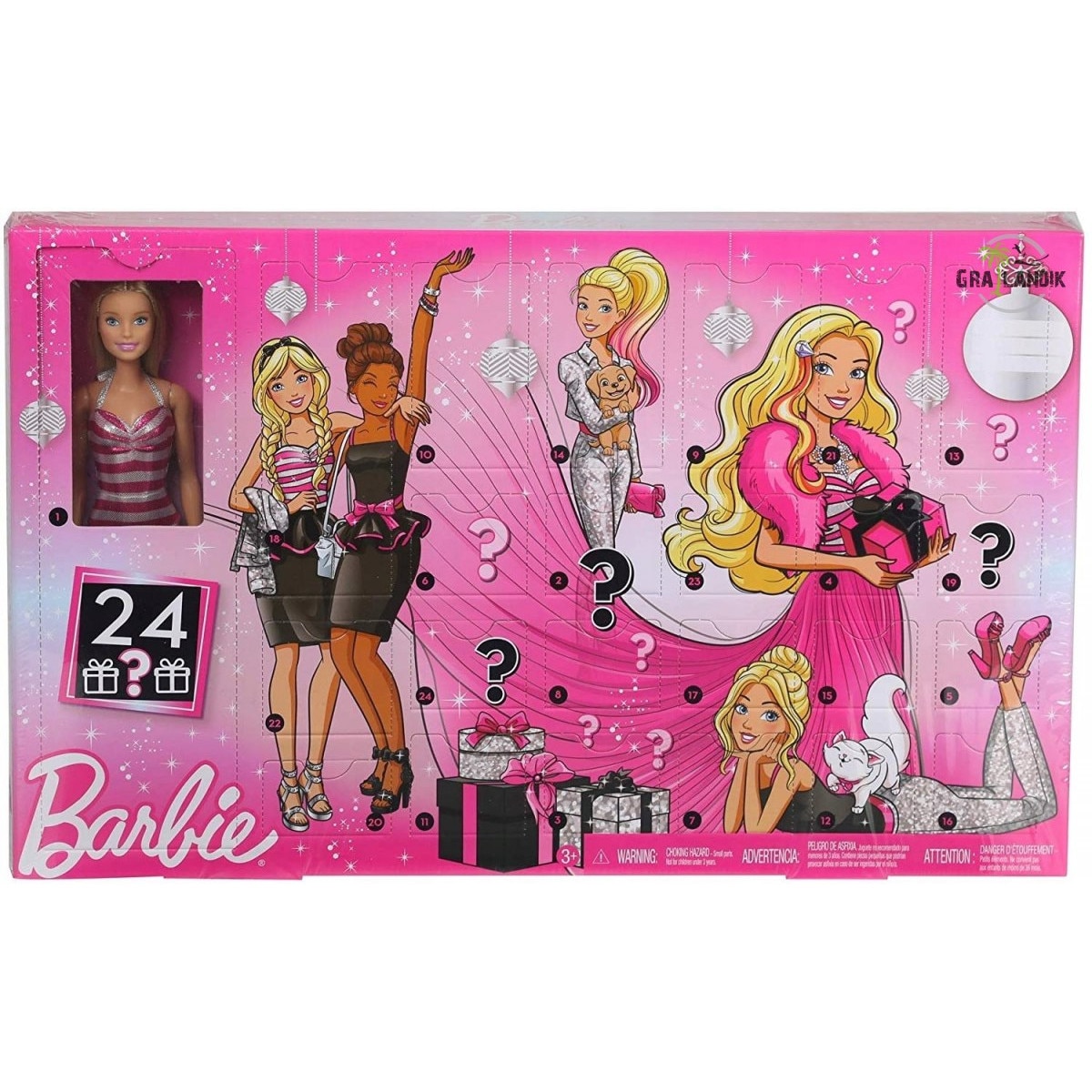 Calendar Advent Barbie + accesorii gff61