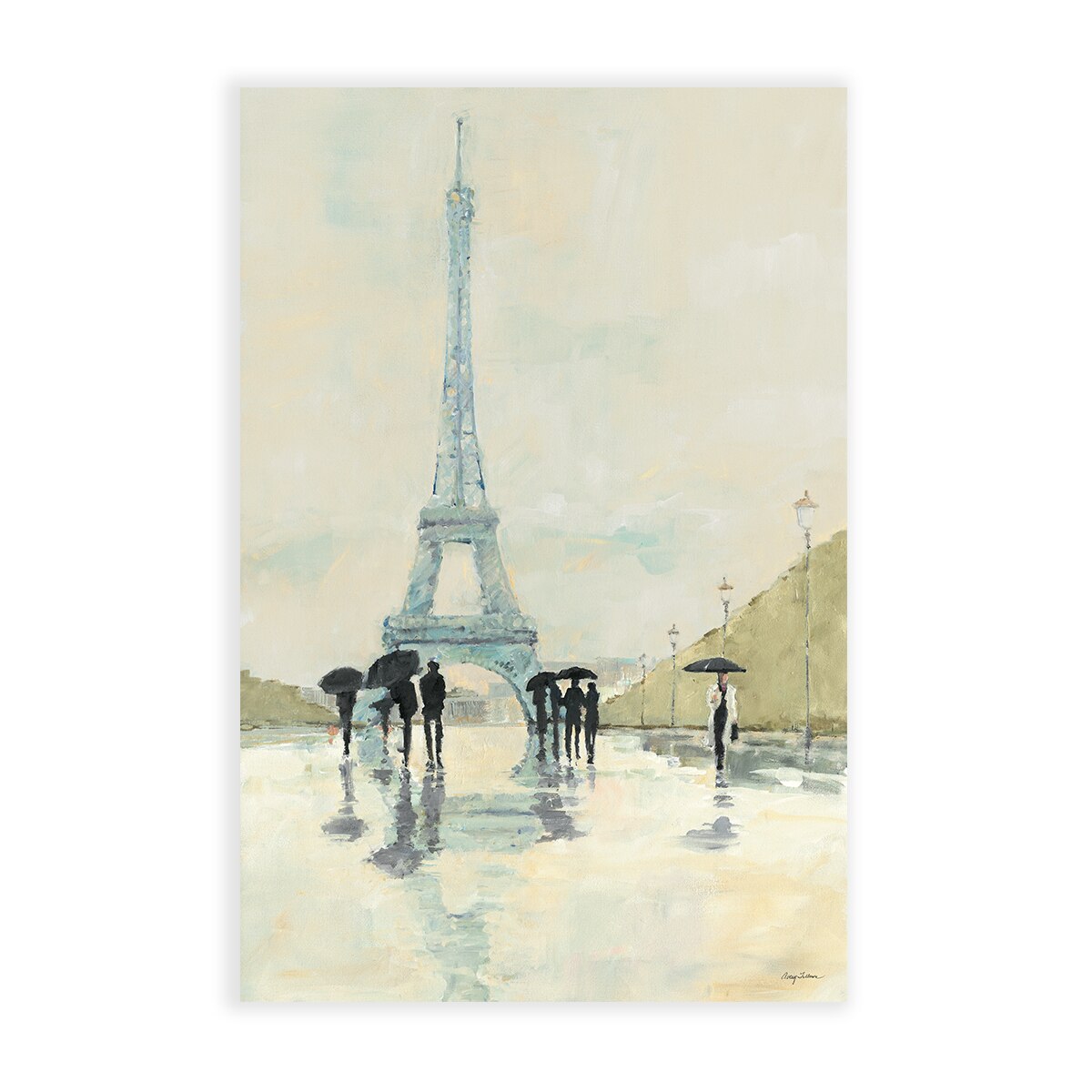 Tablou Canvas - Oras, Paris, Oameni, Toamna, 40 x 60 cm