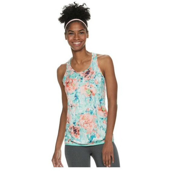 Maiou TEK GEAR pentru yoga, fitness, aerobic, alergare, multicolor, marimea XS, 4K2613XS