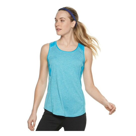 Maiou TEK GEAR pentru yoga, fitness, aerobic, alergare, bleu, marimea XS, 4K265XS