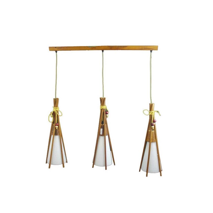 Lustra Indi , 3x60w, lemn, FST8328/3