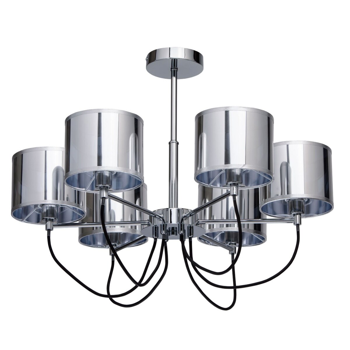 Lustra MW-Light Megapolis Lazio 103010806 metal/crom 6x40W