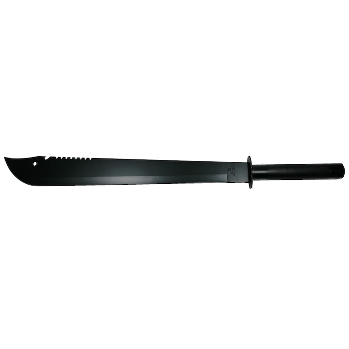 Sabie de vanatoare, Ninja Blade, maner metal, 83 cm, negru, teaca inclusa